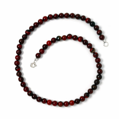 Apple Jasper choker necklace