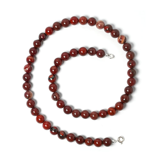 Apple Jasper Necklace