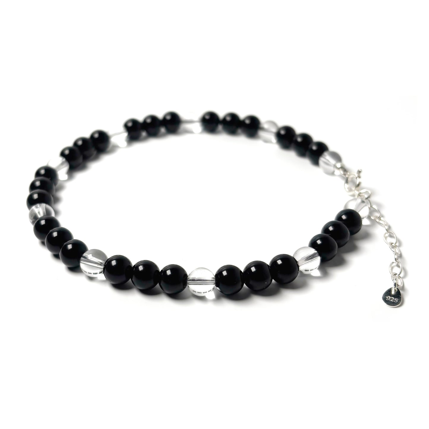 Black Obsidian anklet