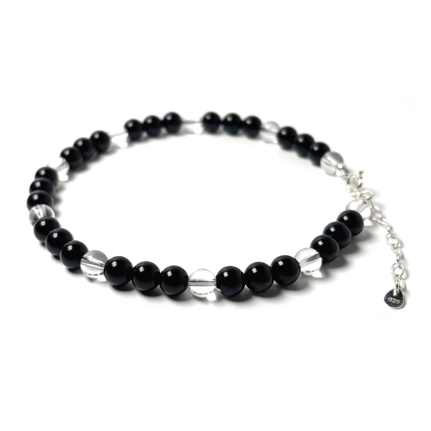 Black Obsidian anklet