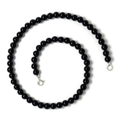 Black Obsidian choker necklace