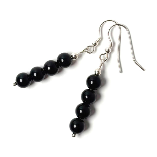 Black Obsidian earrings