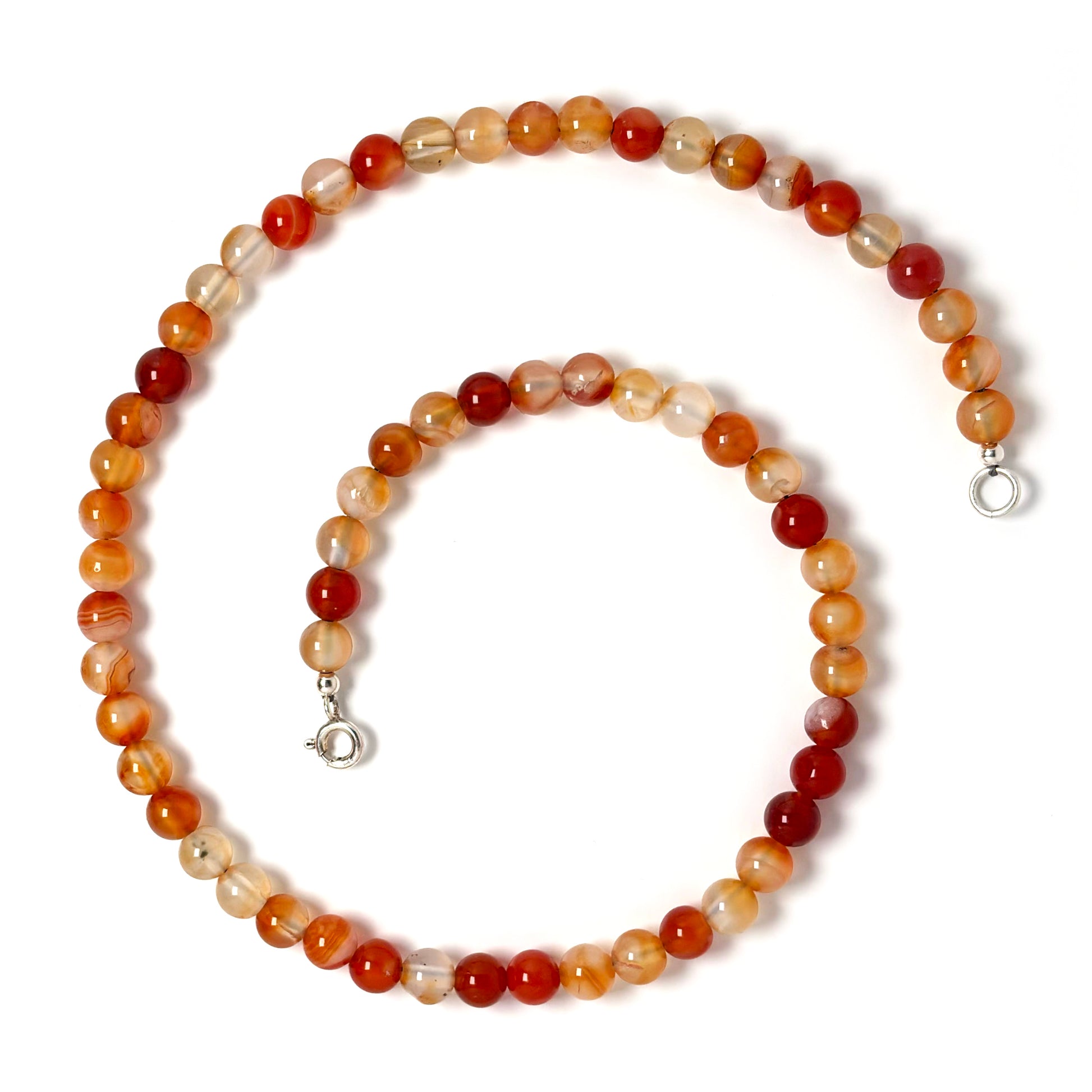 Carnelian choker necklace