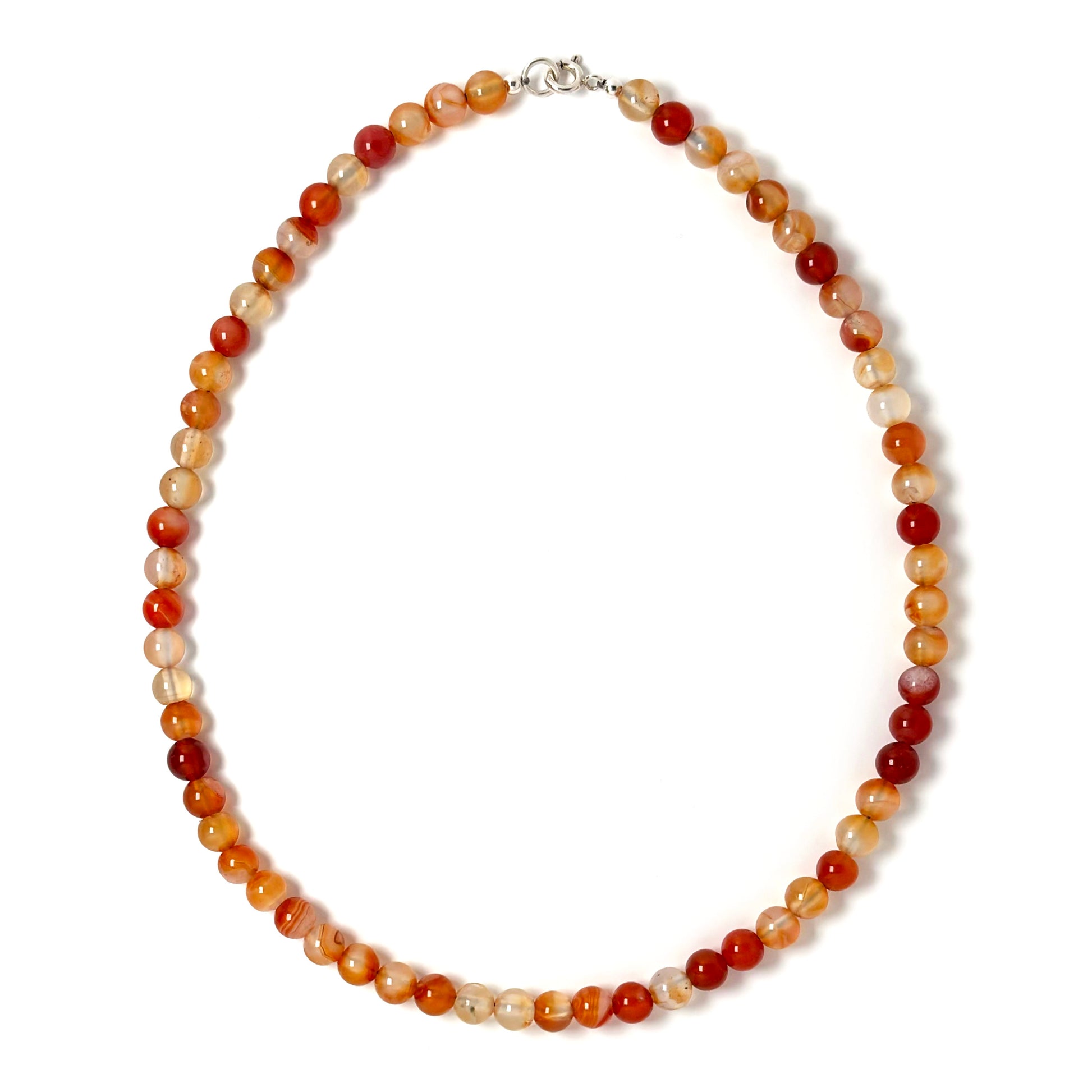 Carnelian choker necklace