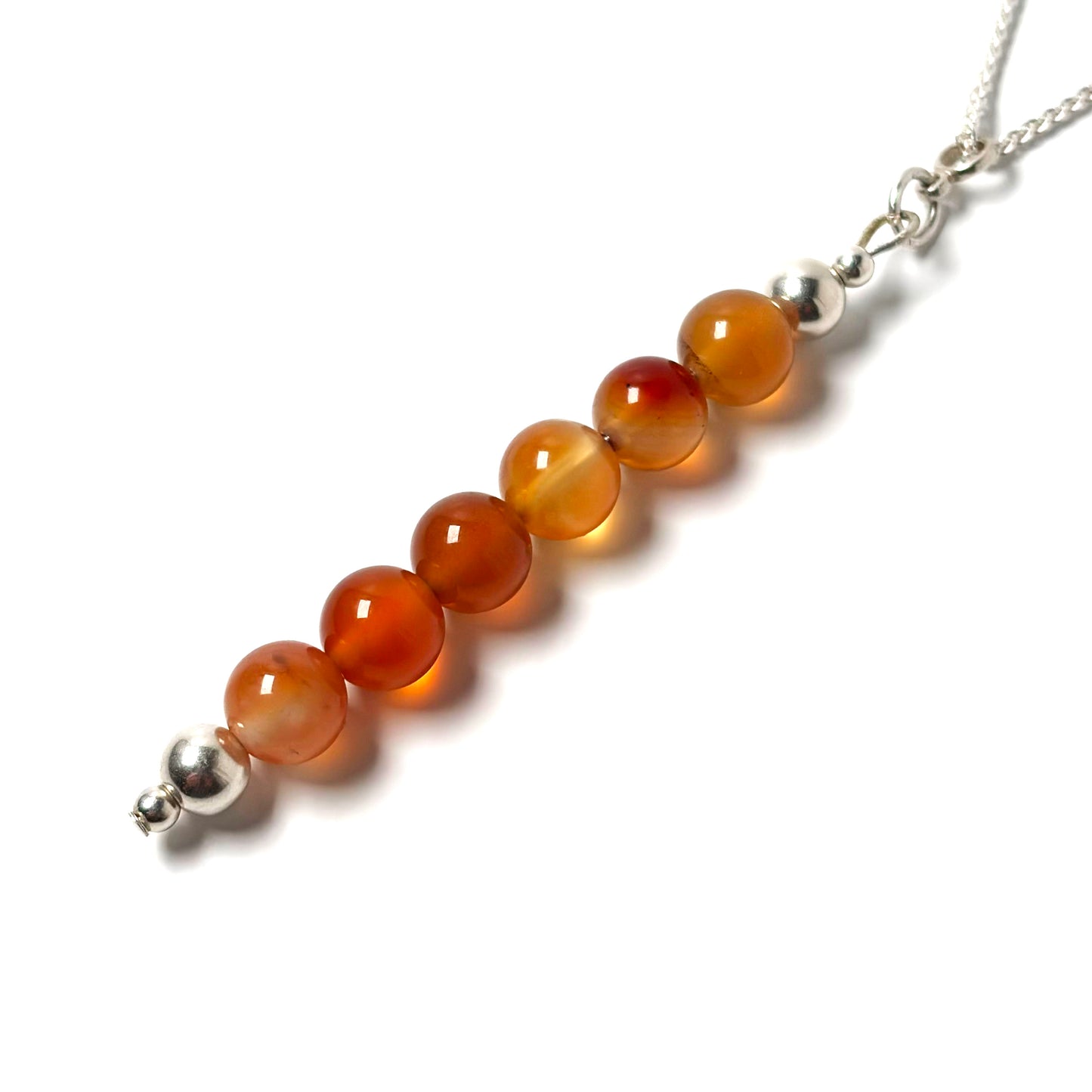 Carnelian choker pendant