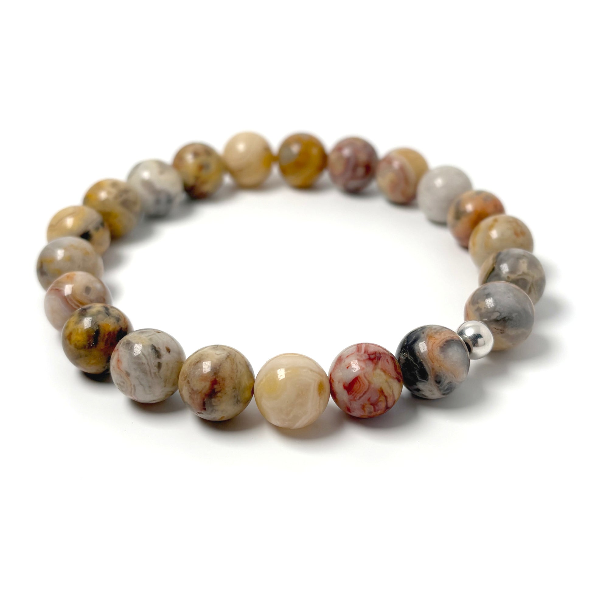 Crazy Lace Agate bracelet