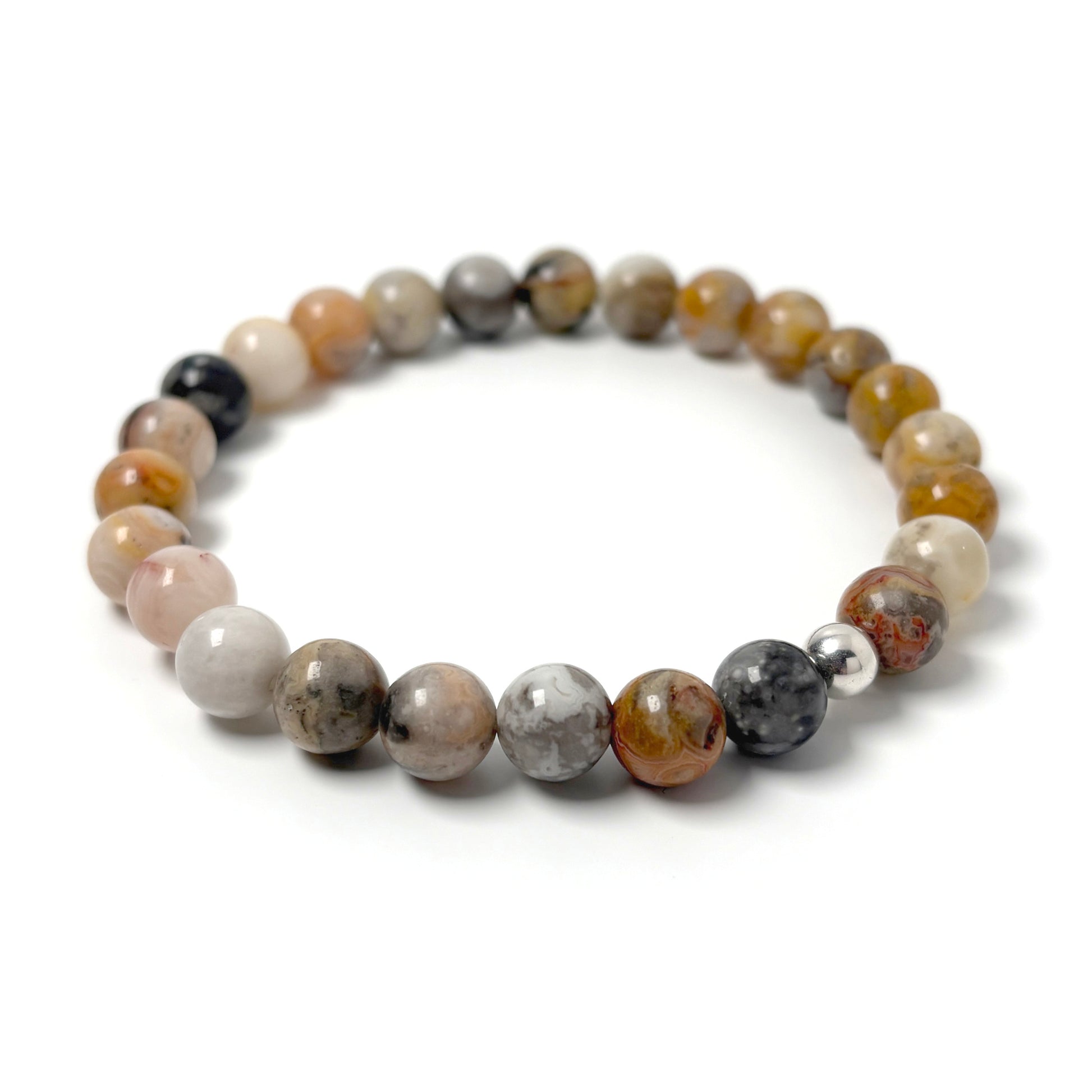 Crazy Lace Agate bracelet