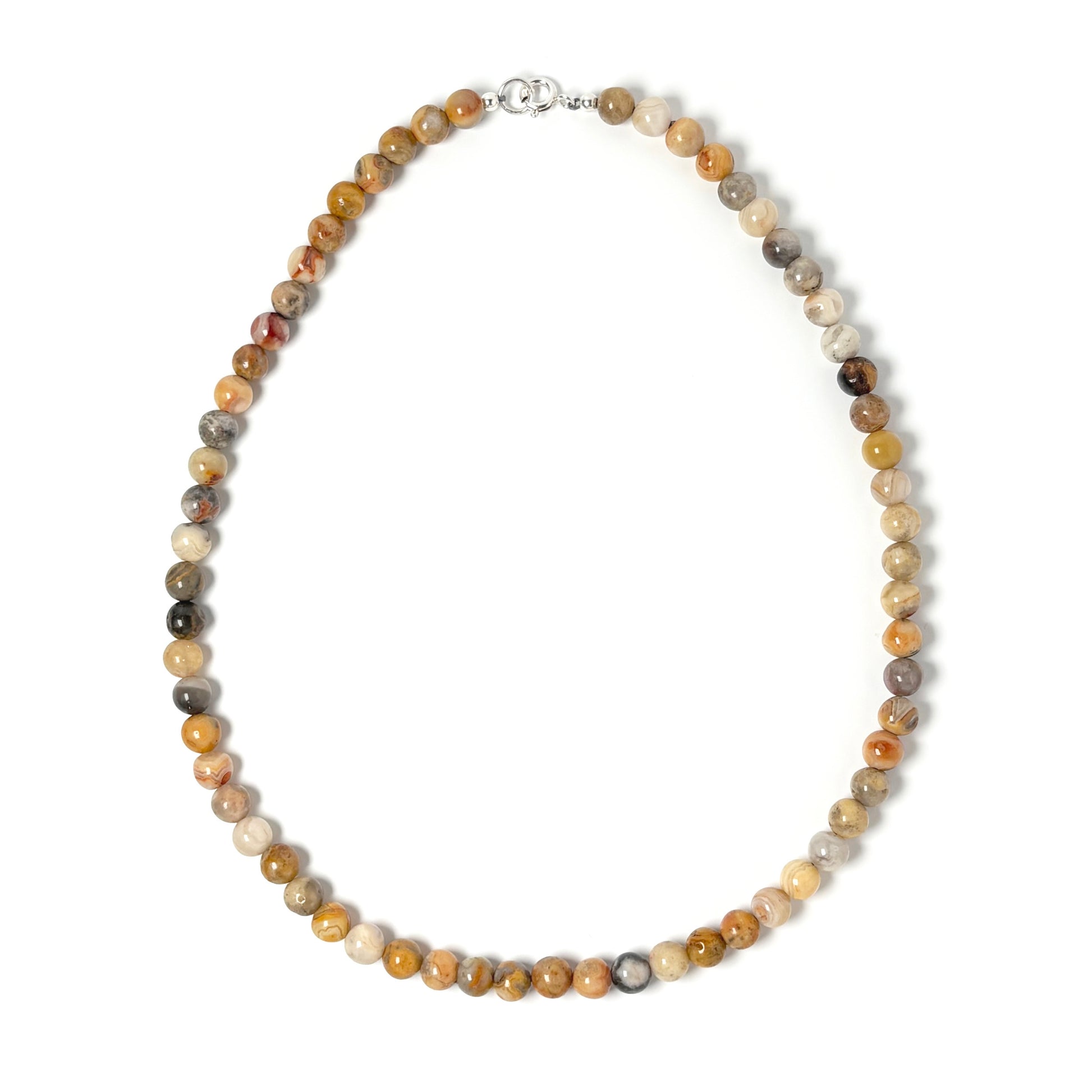 Crazy Lace Agate choker necklace