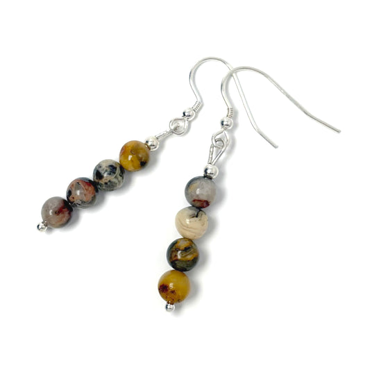 Crazy Lace Agate earrings