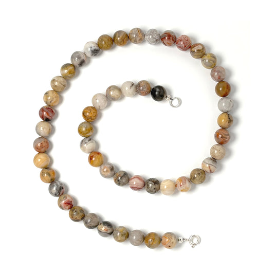 Crazy Lace Agate necklace