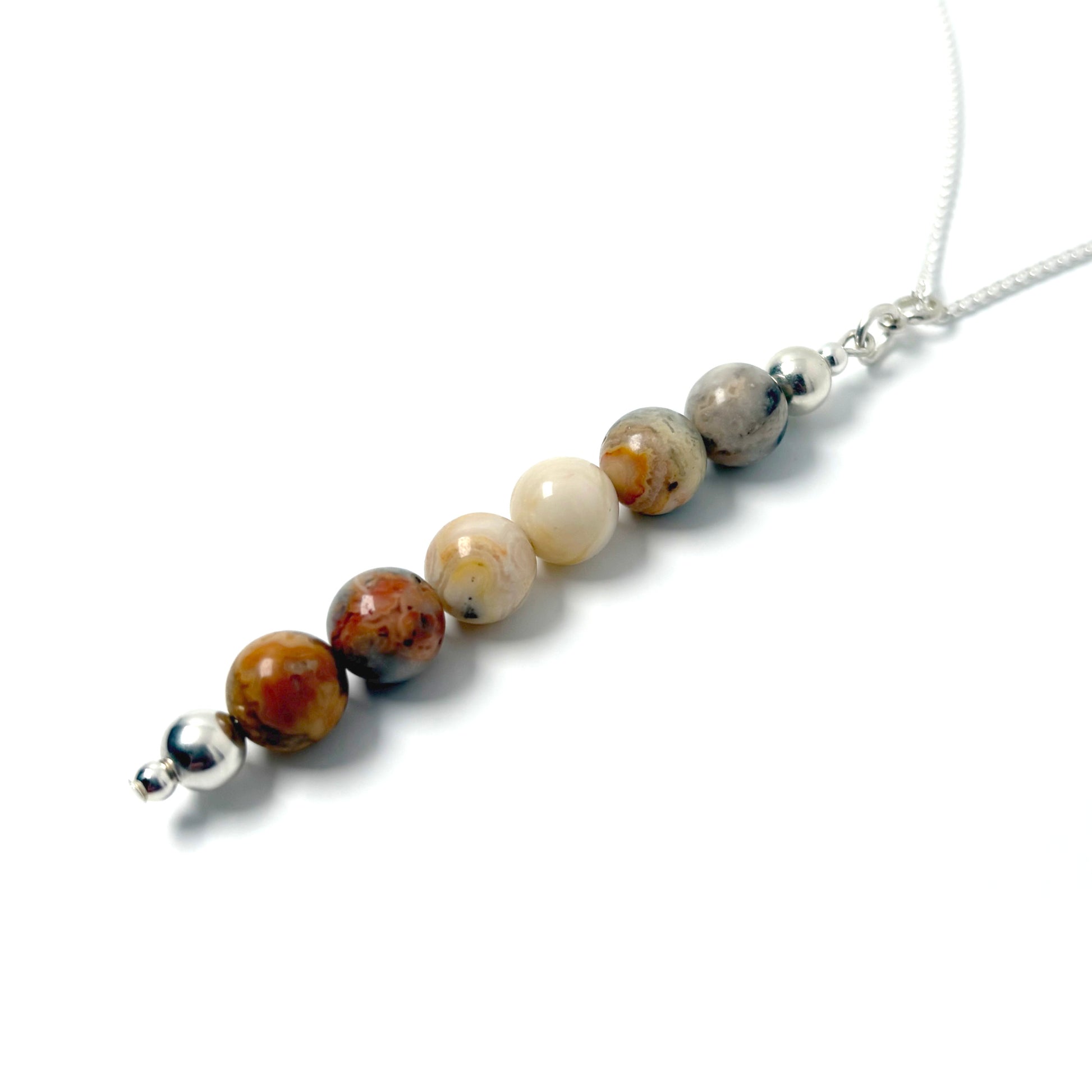 Crazy Lace Agate pendant