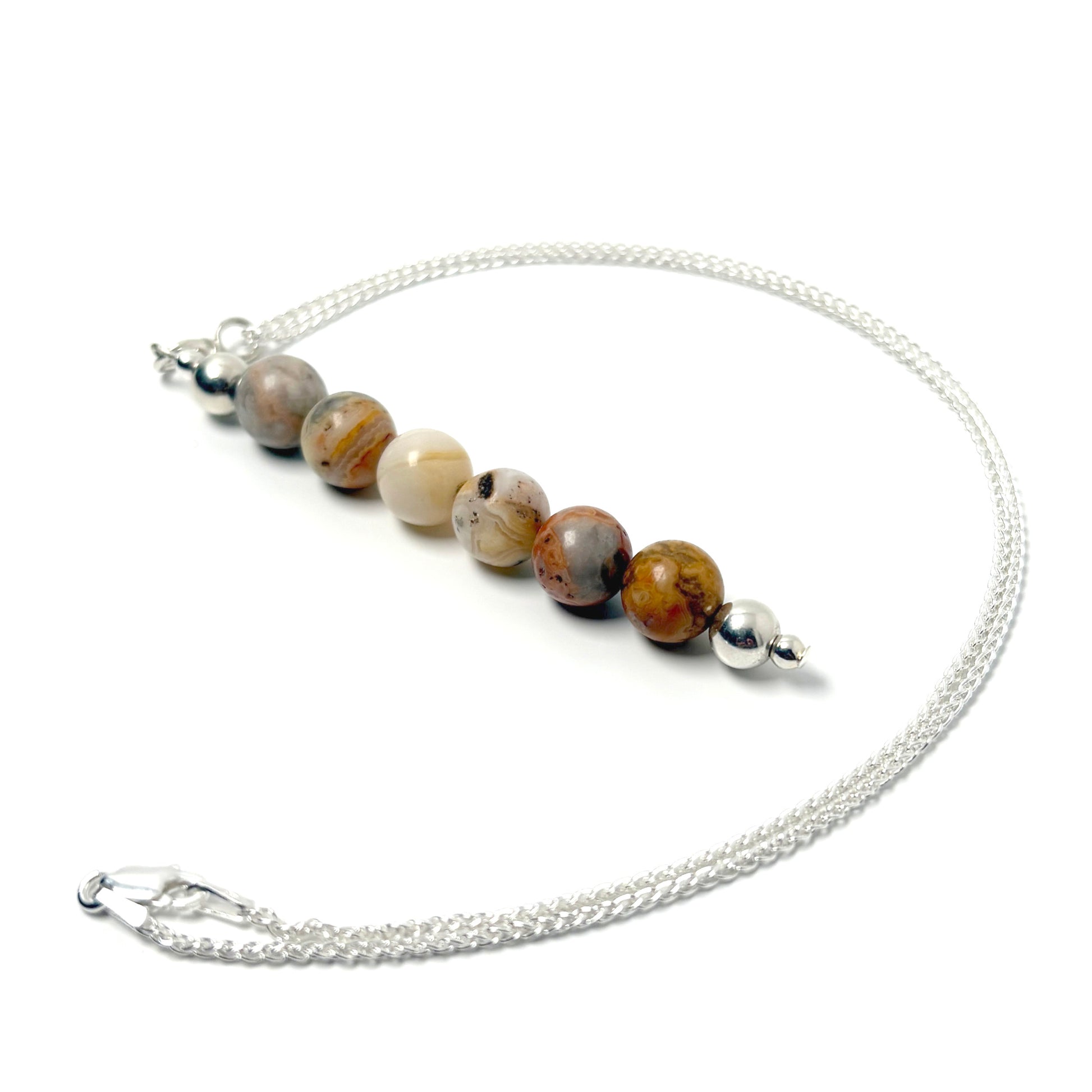 Crazy Lace Agate pendant