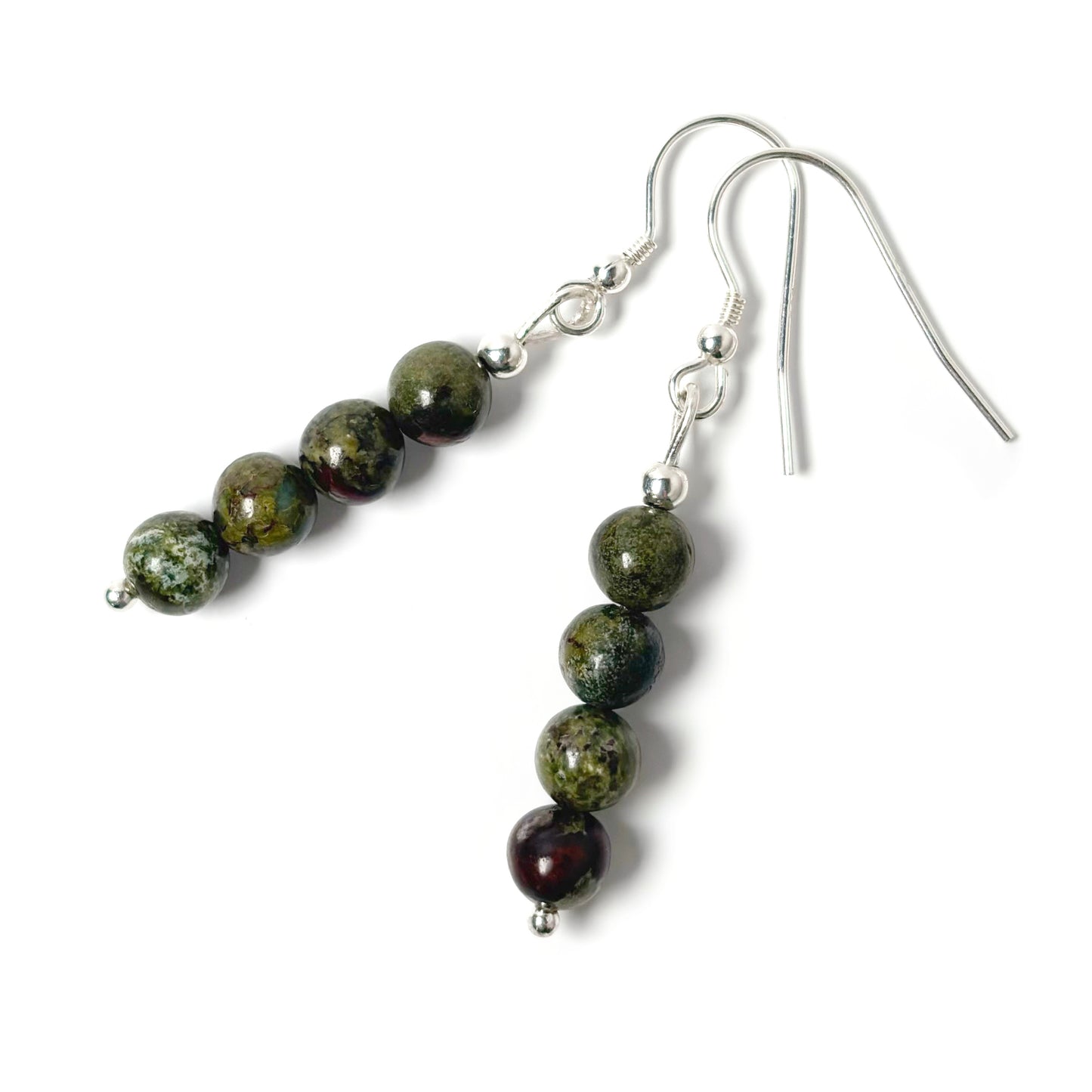 Dragons Blood Jasper earrings