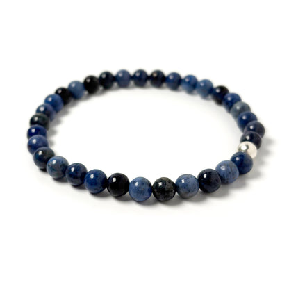 Dumortierite bracelet