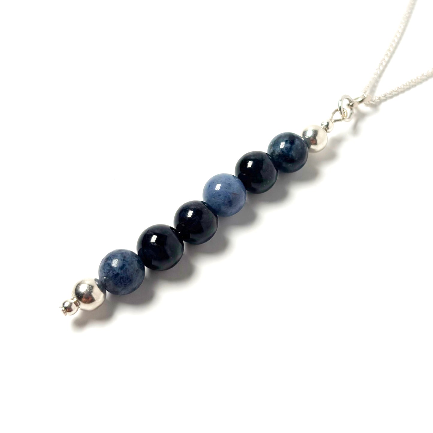 Dumortierite pendant