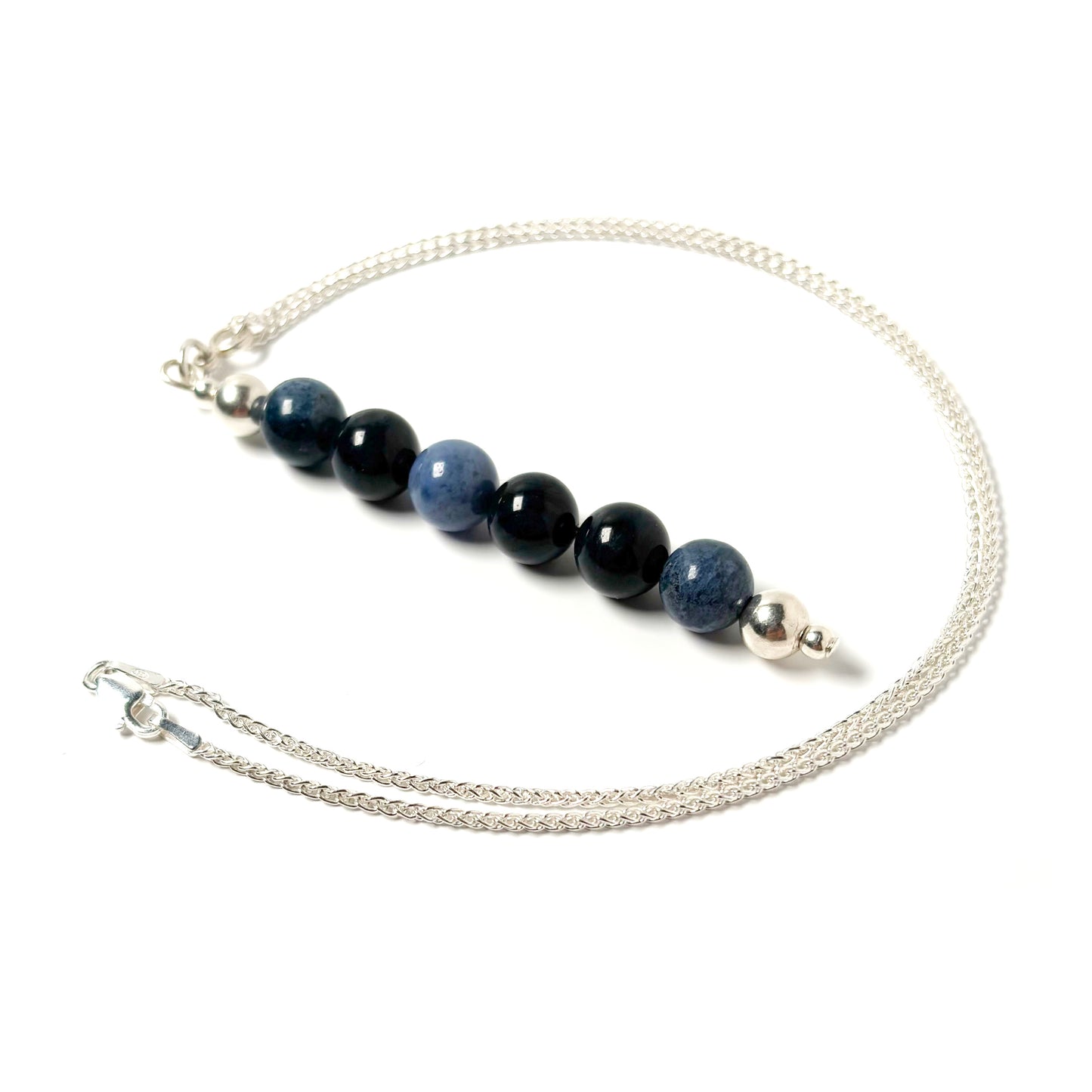 Dumortierite pendant