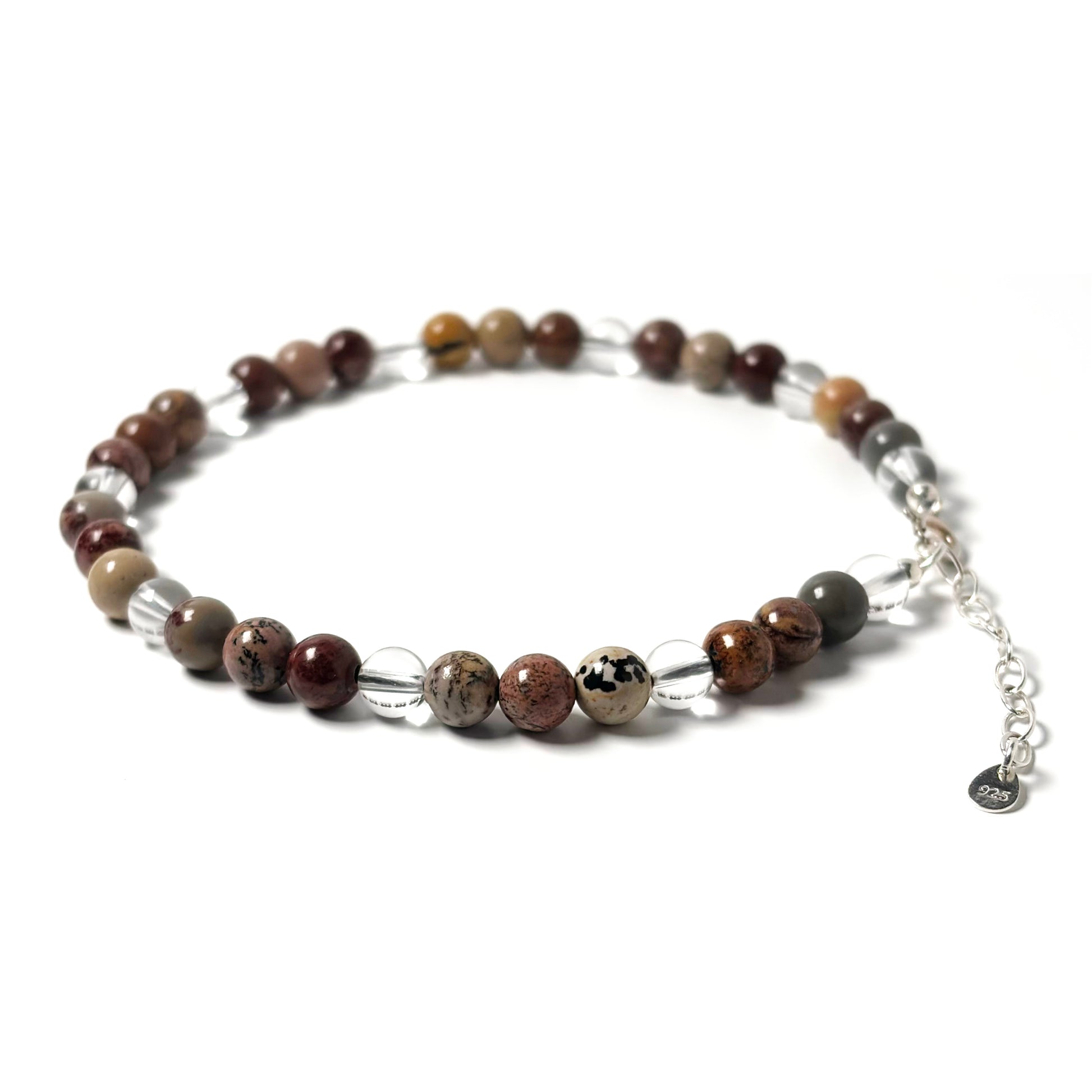 Flower Jasper anklet