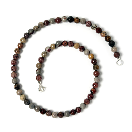 Flower Jasper choker necklace