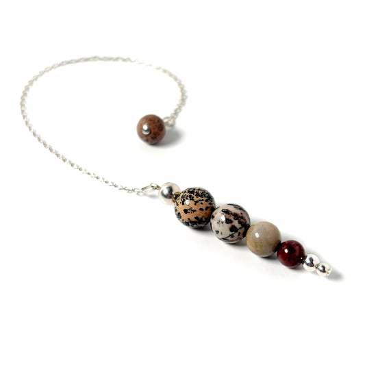 Flower Jasper pendulum