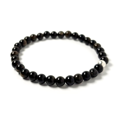 Golden Sheen Obsidian bracelet