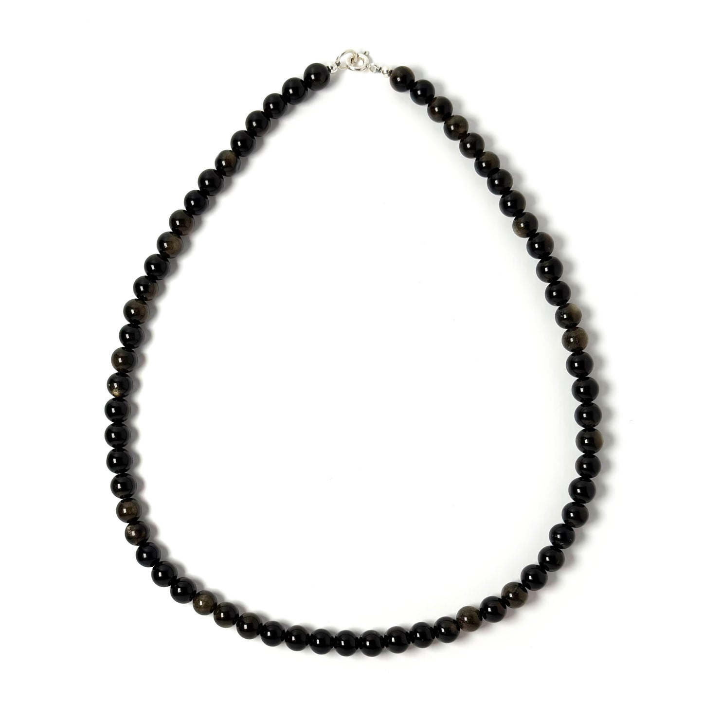 Golden Sheen Obsidian choker necklace