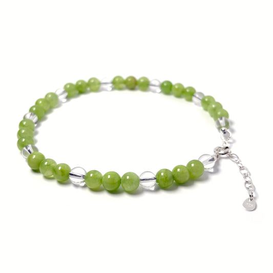 Green Calcite anklet