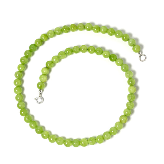 Green Calcite choker necklace