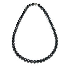 Load image into Gallery viewer, Hematite gemstone necklace
