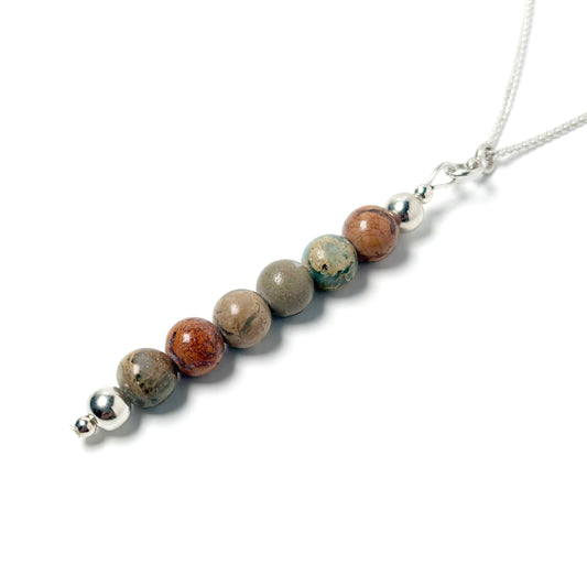 Impression Jasper pendant