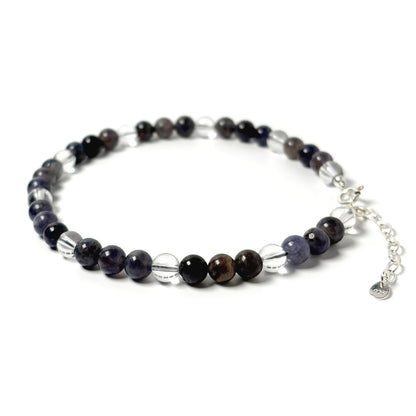 Iolite anklet