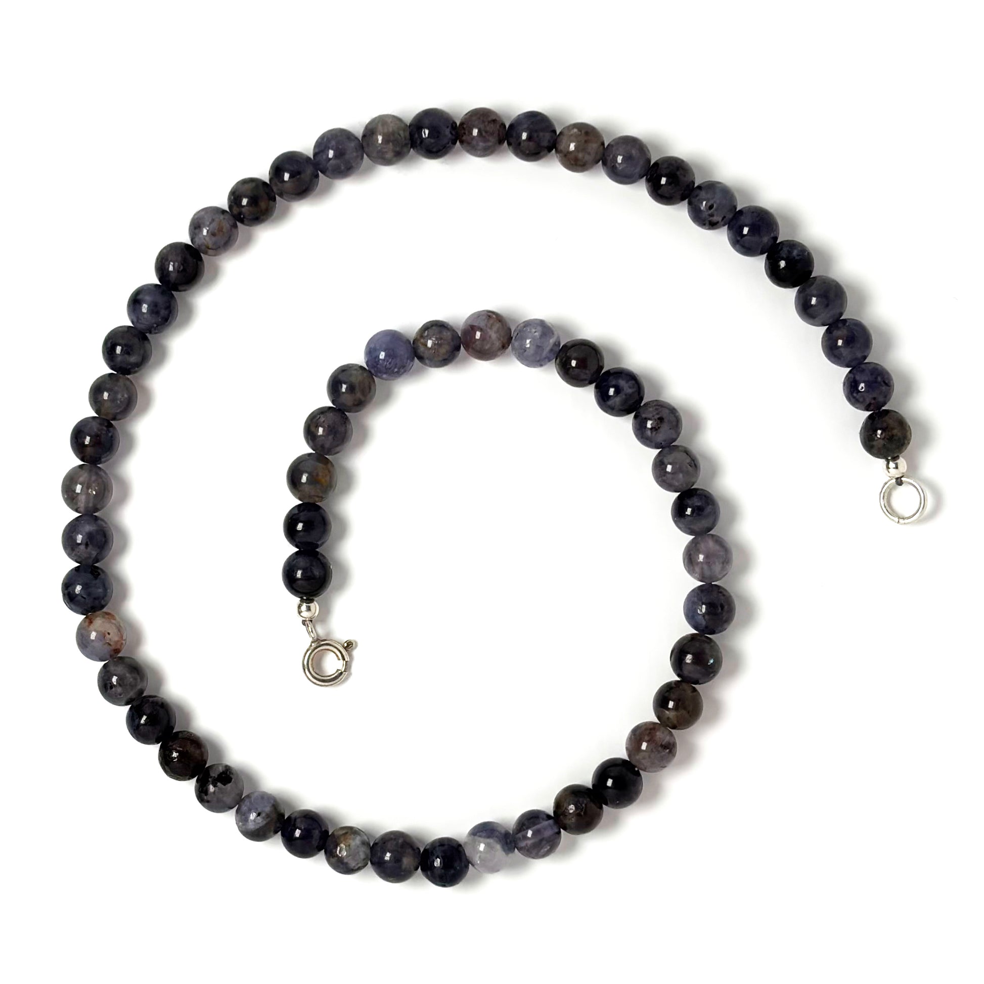Iolite choker necklace
