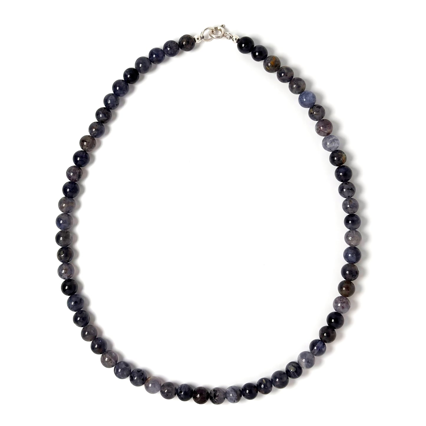 Iolite choker necklace