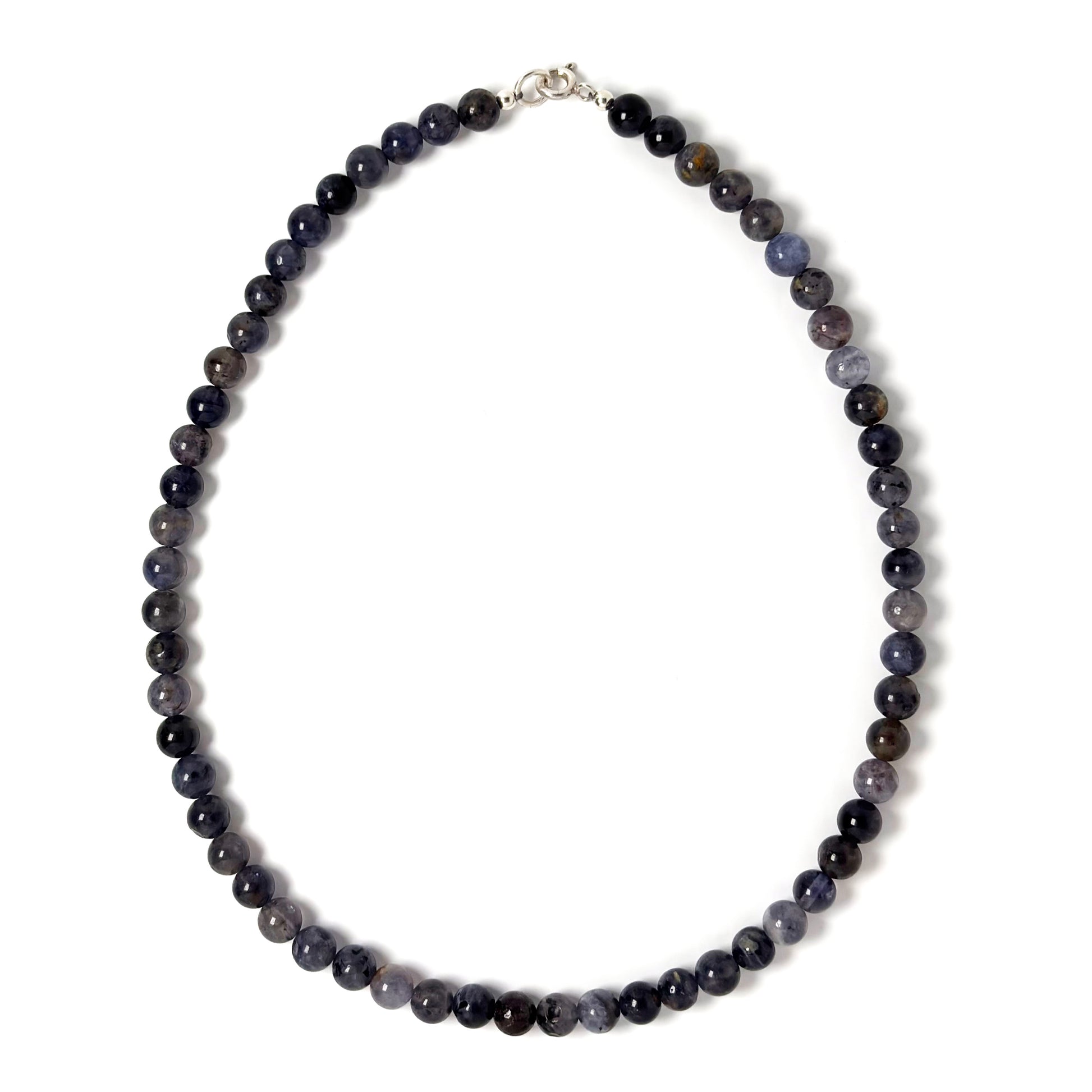 Iolite choker necklace