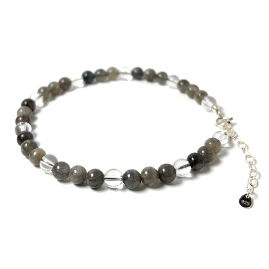 Labradorite anklet
