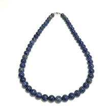 Load image into Gallery viewer, Lapis lazuli beaded necklace
