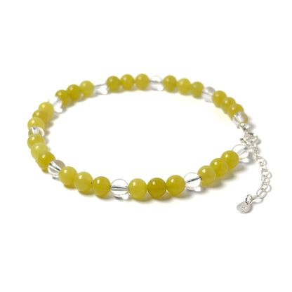 Lemon Jade anklet