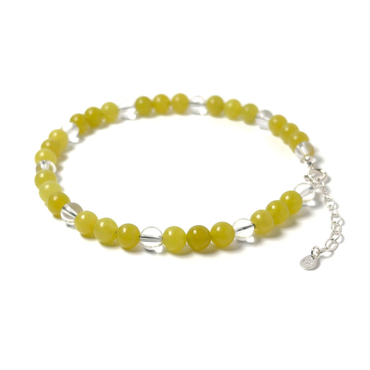Lemon Jade anklet