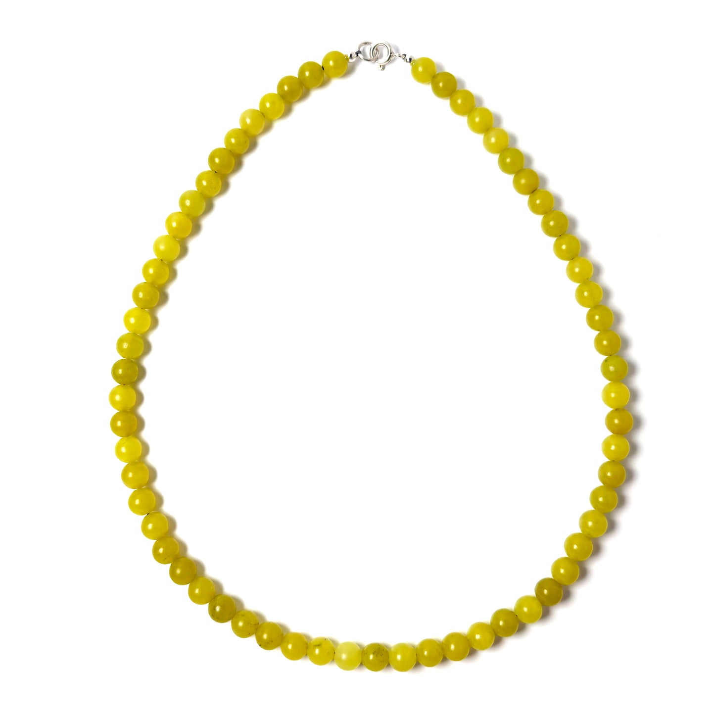 Lemon Jade choker necklace