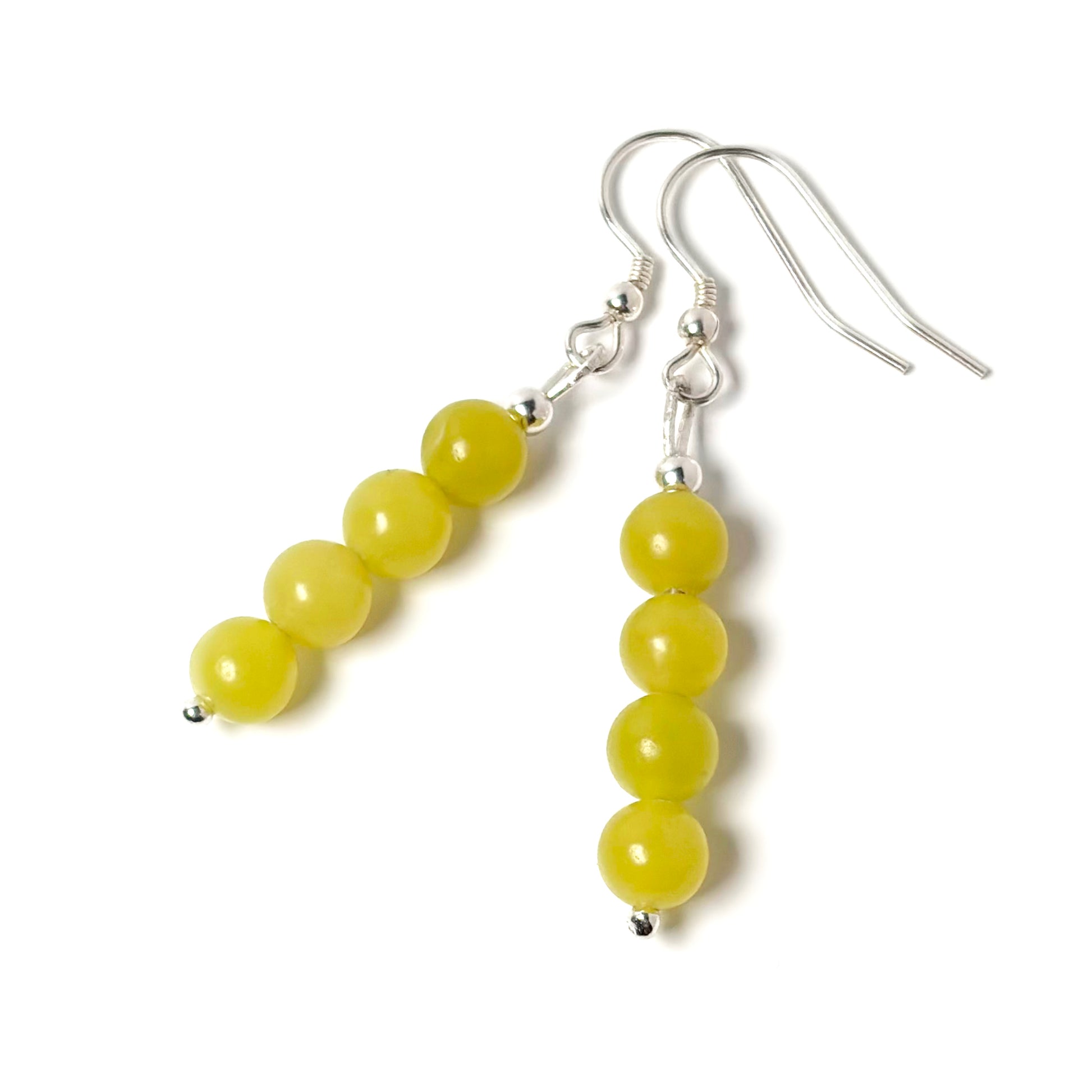 Lemon Jade earrings