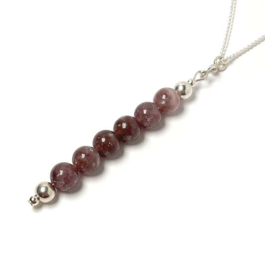 Lepidolite pendant