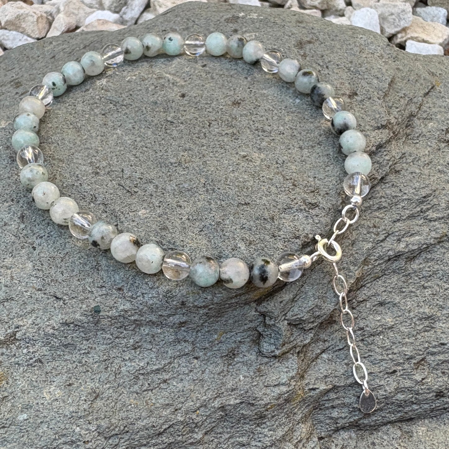 Lotus Jasper Anklet