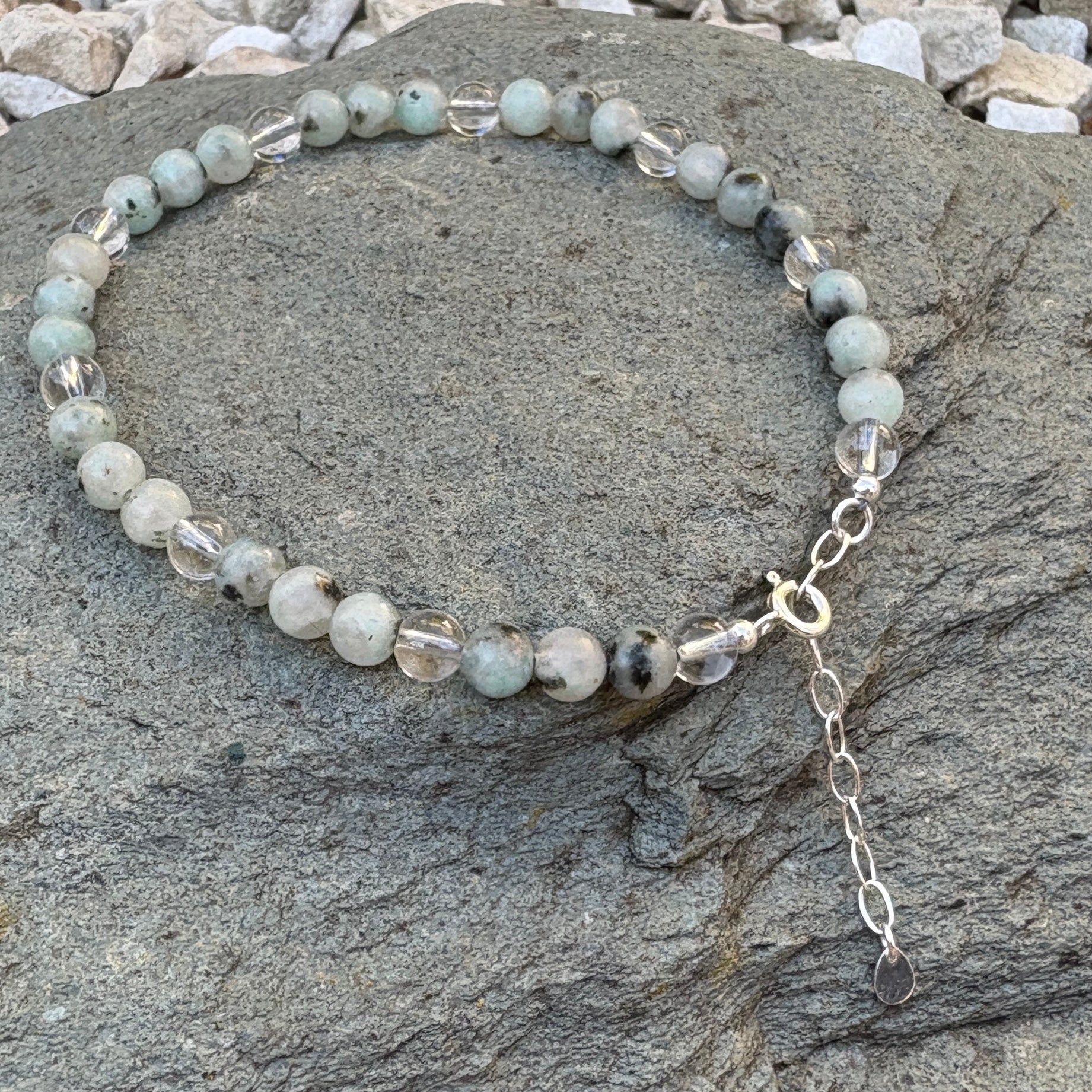 Lotus Jasper Anklet