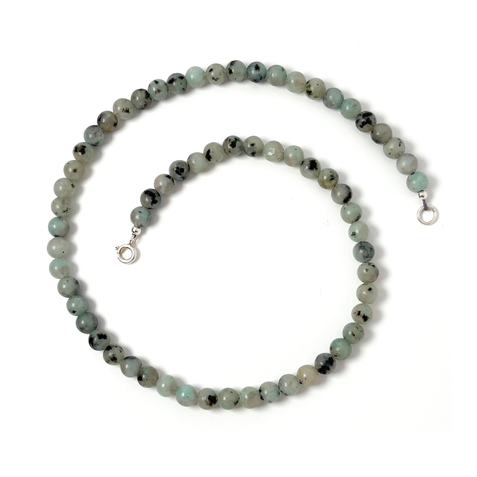 Lotus Jasper choker necklace