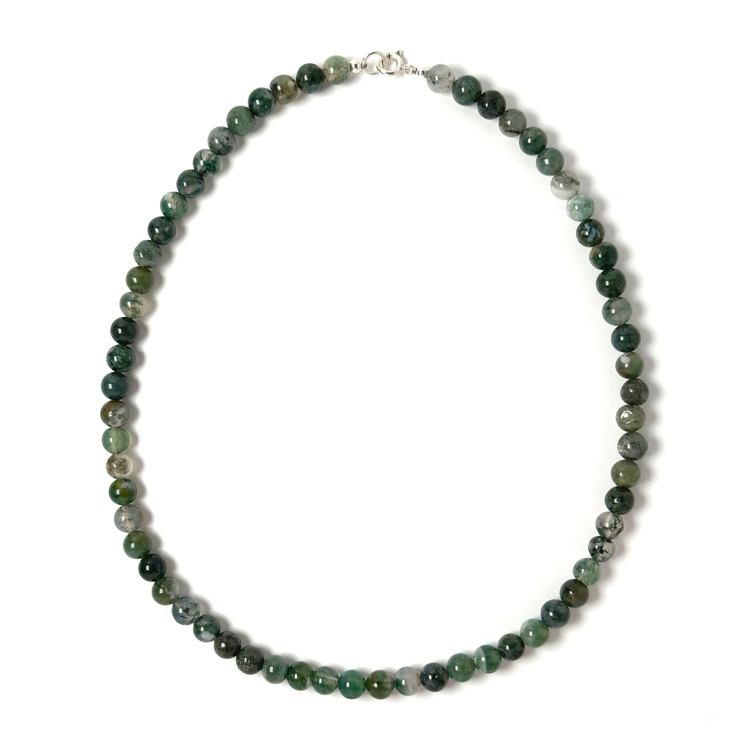 Moss Agate choker necklace