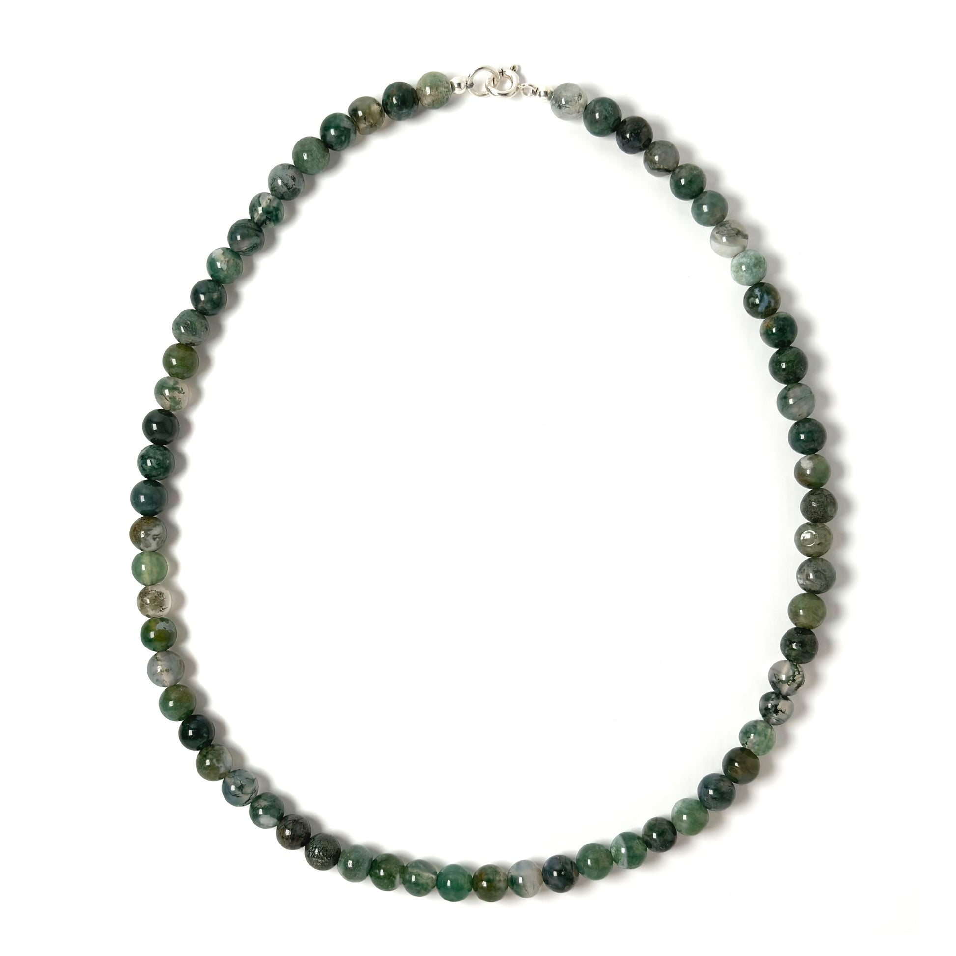 Moss Agate choker necklace