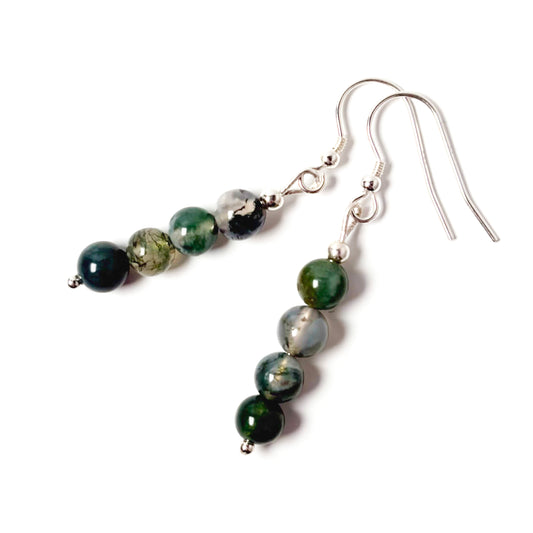 Moss Agate earrings