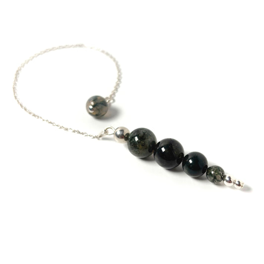 Moss Agate pendulum