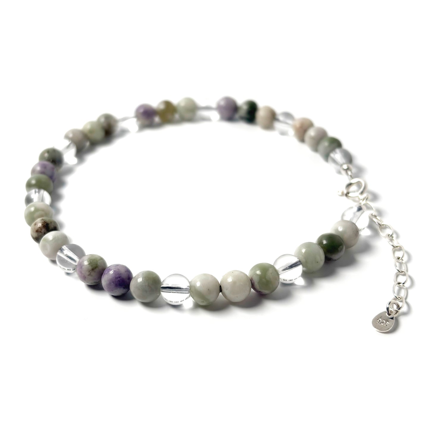 Peace Jade anklet