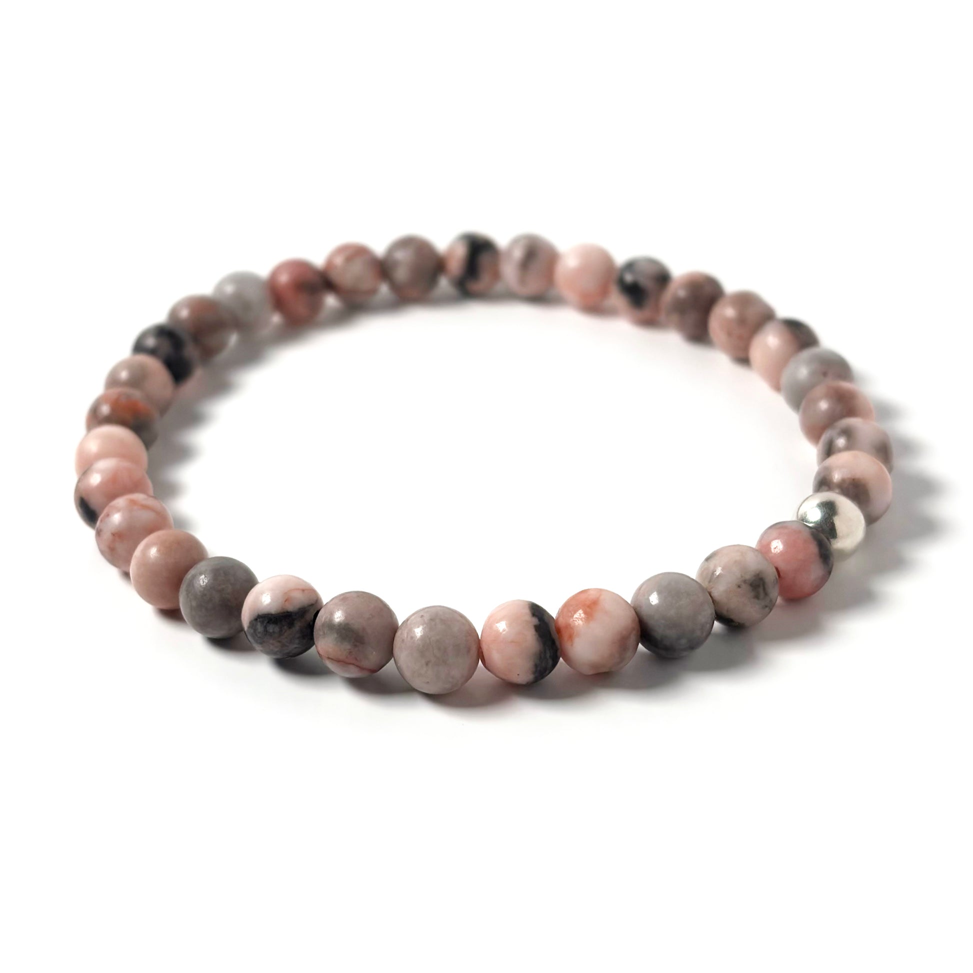 Pink Zebra Jasper bracelet
