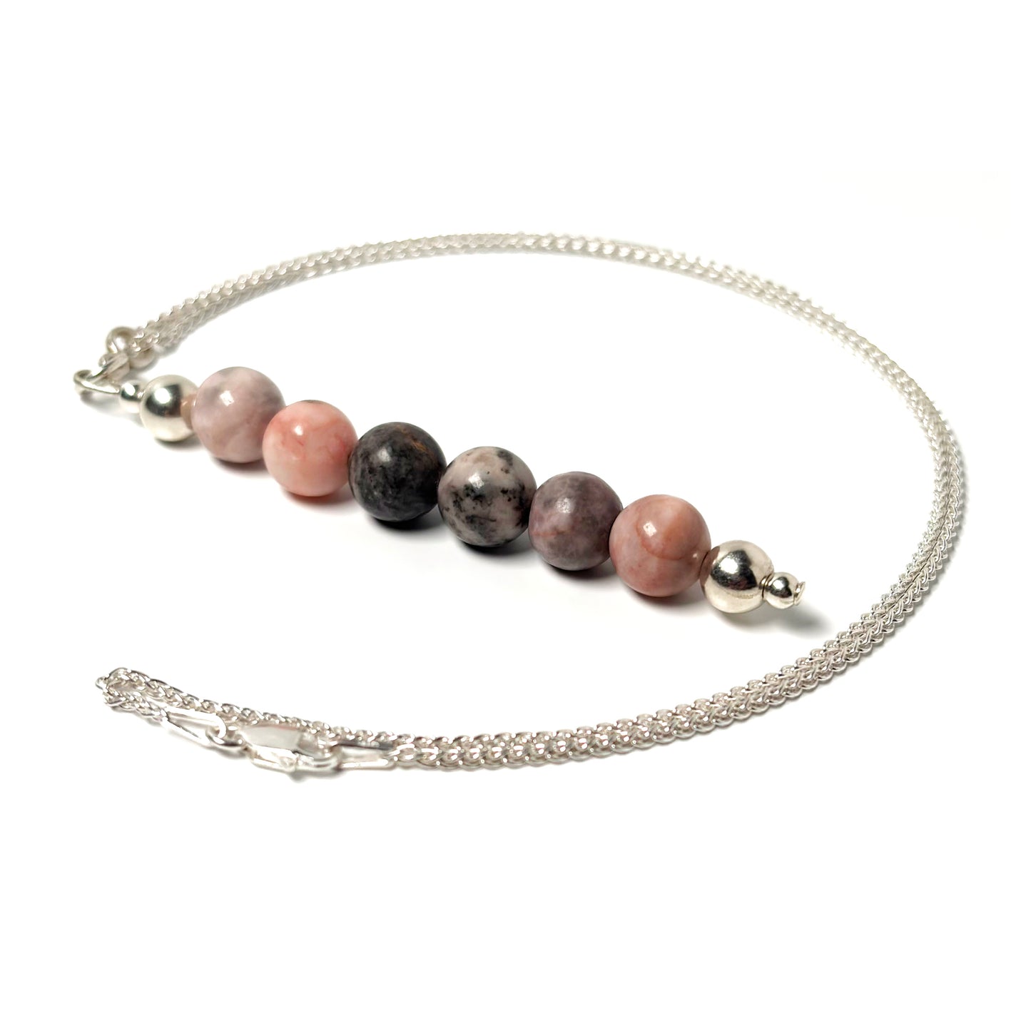 Pink Zebra Jasper pendant